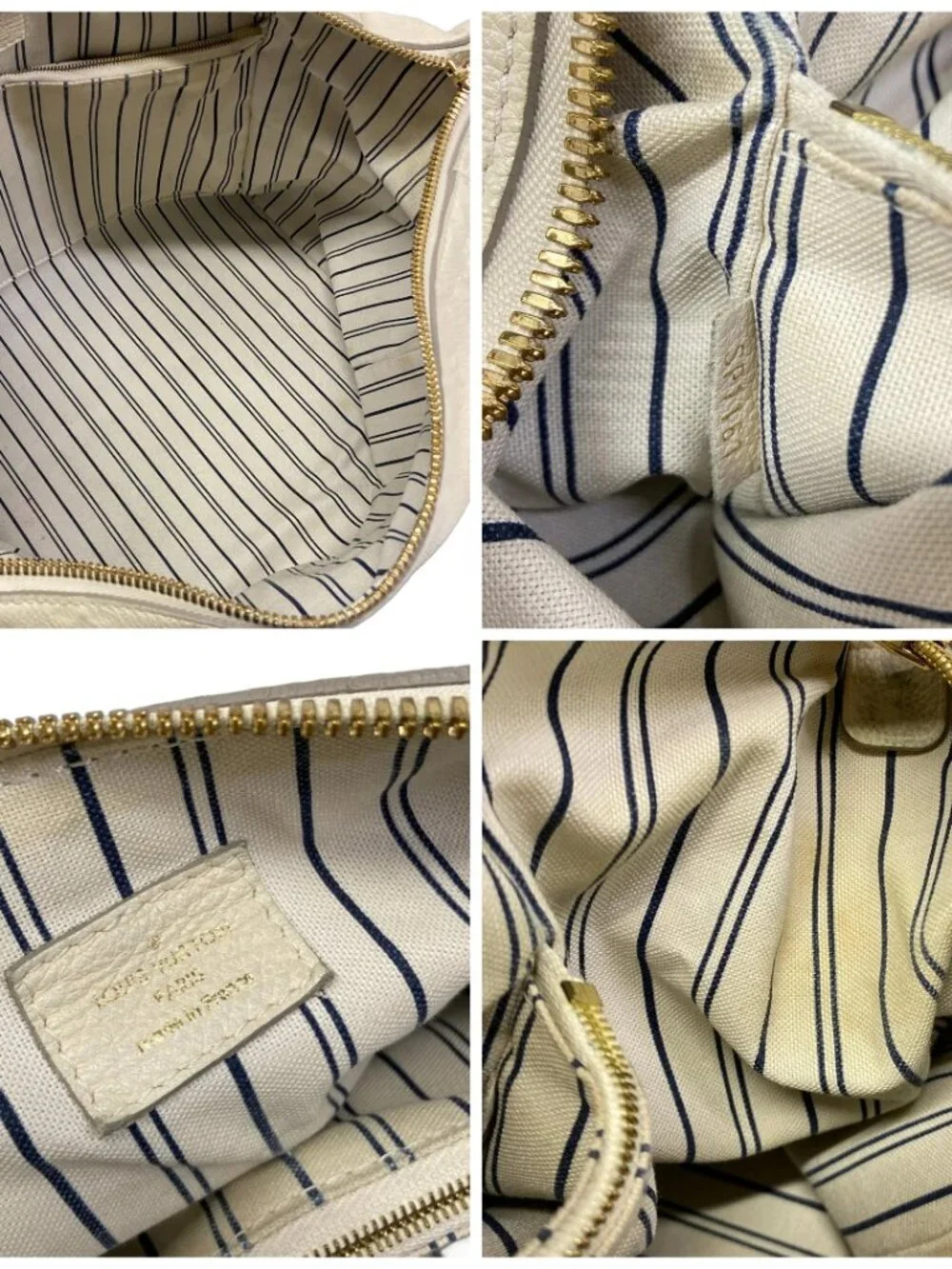 LOUIS VUITTON Lumineuse PM M93411 BEIGE Monogram Empreinte SP1161 Handbag